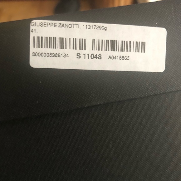 Giuseppe Zanotti sz 41 embellished stiletto  slide - Picture 8 of 8